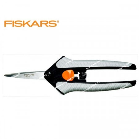 Fiskars : Ciseaux classic broderie à lames courbées 10 cm. Ambidextres